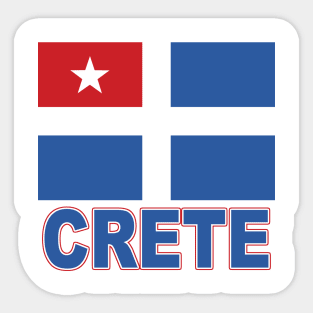 The Pride of Crete - National Flag Design Sticker